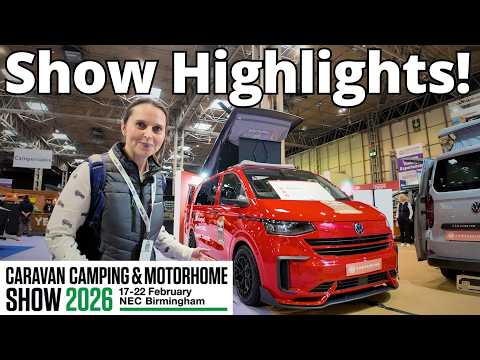 Our *TOP PICKS* from the 2026 Caravan Camping and Motorhome Show @ NEC!