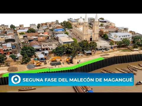 Avanza segunda fase del malecón que transformará a Magangué