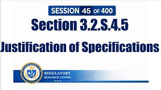 3.2.S.4.5 Justification of Specification