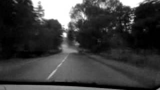 preview picture of video 'Mercedes ML, wet roads, direction Varnsdorf-Studánka'