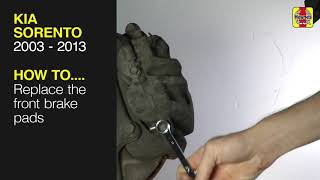Kia Sorento (2003 - 2013) - Replace the front brake pads