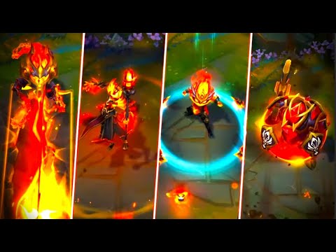 INFERNAL VEL'KOZ, KARTHUS, KENNEN & CONQUEROR NAUTILUS New Skins - League of Legends
