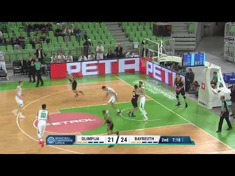 Trojka Scottieja Reynoldsa (Petrol Olimpija - medi Bayreuth, 13.11.2018)