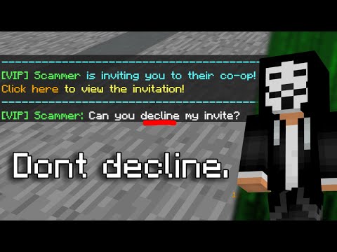 When the scammer is actually smart... Hypixel Skyblock