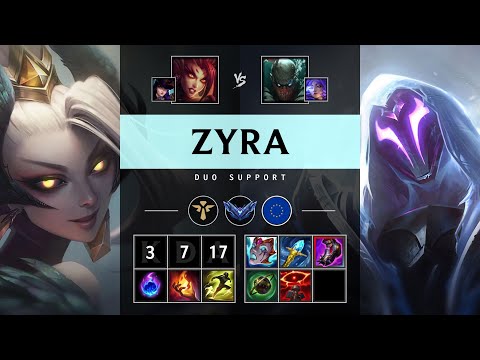 Zyra Support vs Pyke - EUW Diamond Patch 25.17