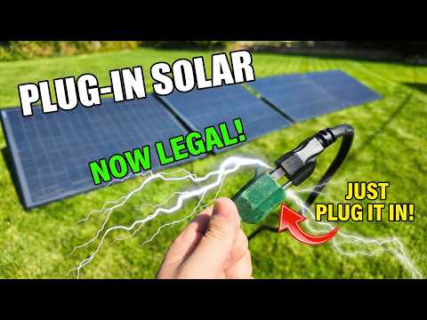 Part of a video titled DIY Plug-In Solar Power LEGAL in All 50 States! (First Look at Craftstrom ...