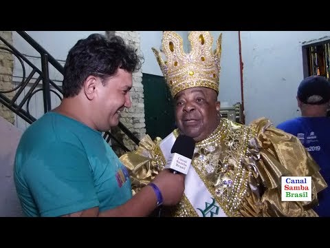 Concurso da Corte do Carnaval 2019 -  Entrevista do Rei Momo Sérgio Vicente (Cipó) - 19.01.2019