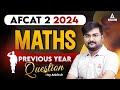 AFCAT 2 2024 AFCAT Maths Previous Year Question Paper By Ankit Solanki Sir