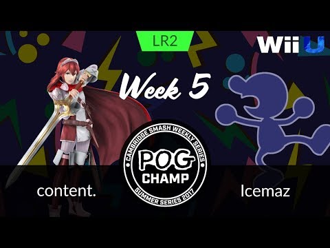Pog Champ Week 5 - Losers Round 2 - content. vs. Icemaz