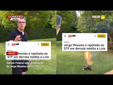 Vídeo: Romeu Zema comemora após Senado Federal rejeitar indicação de Jorge Messias para o STF.