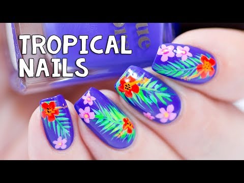 TROPICAL SUMMER NAIL ART