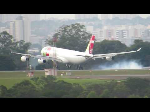 AIRBUS A340-312 / CS-TOB TAP AIR PORTUGAL LANDING AT SBBR/BRASÍLIA #V122