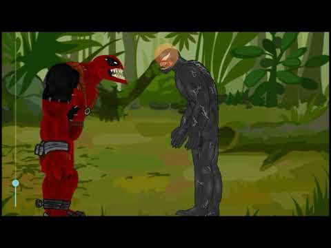 Venom vs venompool drawing cartoons 2 animation