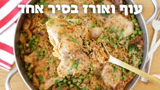 עוף ואורז בסיר אחד