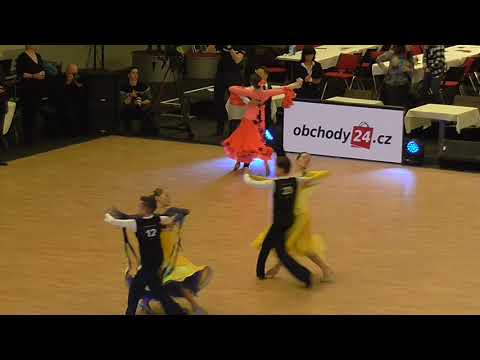 018 Dominik Veverka - Aneta Zymová /MČR STT 2018/ Třinec/ Junior I./ 2.kolo/ Tango