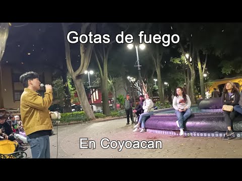 Gotas de fuego JJun coreano En Coyoacan
