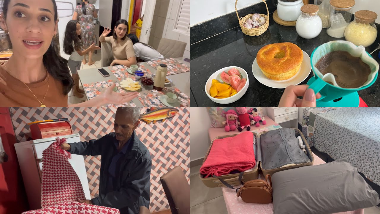 Vlog: vou ficar 3 dias fora | arrumando as malas | visitei meus pais, que lindo o trabalho dele