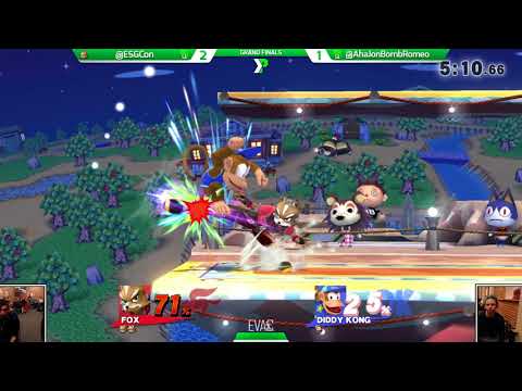 [1 FPS] EVAC 4/8/17 - Smash 4 - ESG | Con vs ESG | Aha - Grand Finals