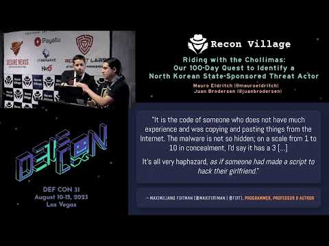 Identify a North Korean State-Sponsored Threat Actor - Recon Village @DEF CON 31