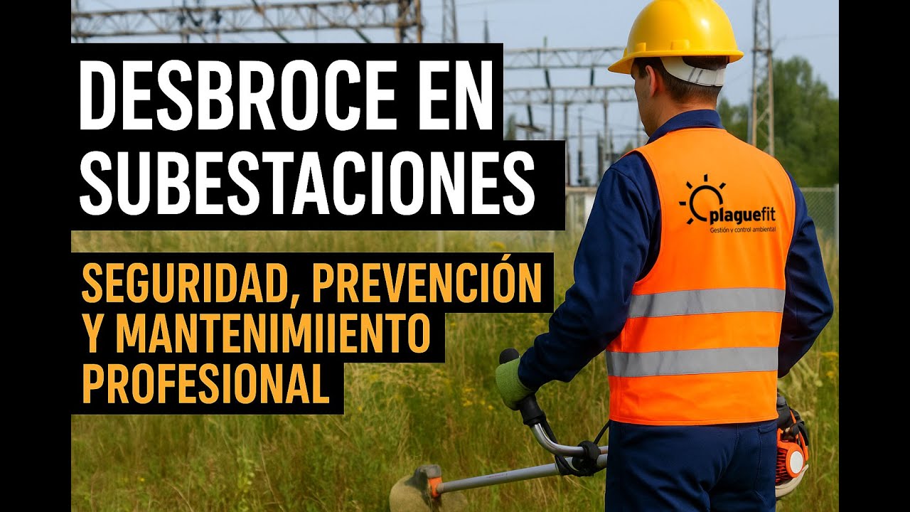 Desbroce en Subestaciones: Seguridad, Prevención y Mantenimiento Profesional | Plaguefit