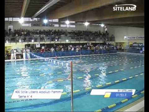 Serie 4 dei 400 Stile Libero  Assoluti Femmine Agonisti -  Meeting di Halloween 8  Trofeo citta' di
