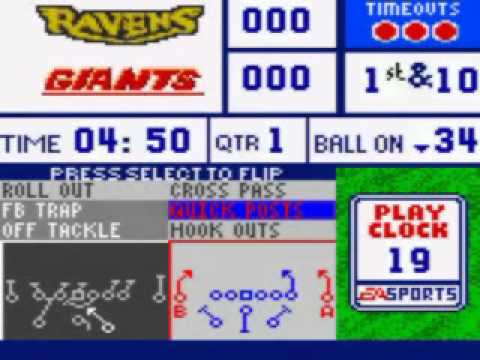 Madden NFL 95 Game Boy
