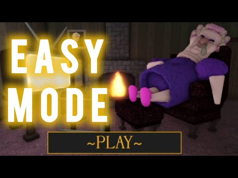 GRUMPY GRAN! (SCARY OBBY) Roblox Gameplay Walkthrough EASY MODE - [4K]