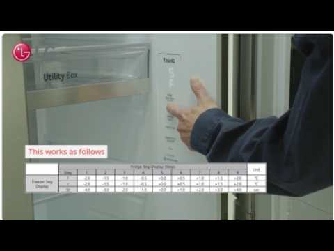 [LG Refrigerator] How to use temperature compensation mode (for service)