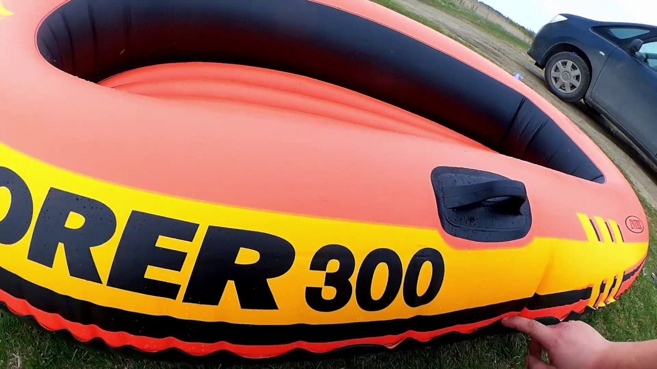 Intex Лодка Explorer 300 Set трехместная 58332