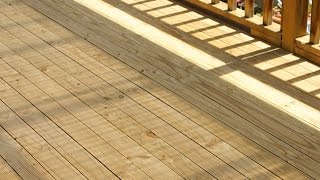 How to Clean a Treated Pine Deck