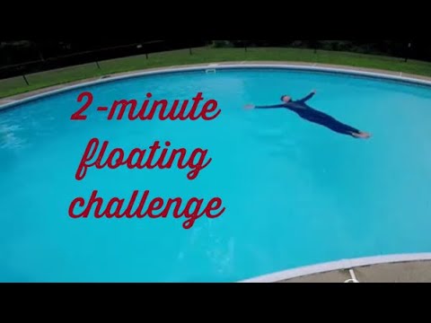 2-minute Floating Challenge [Can I Float Without a Wetsuit? 🤔] I Was Challenged 🤷‍♀️
