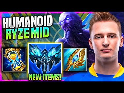 HUMANOID RYZE WITH NEW ITEM EVERFROST! - MAD Humanoid Plays Ryze MID vs Pantheon! | Preseason 11