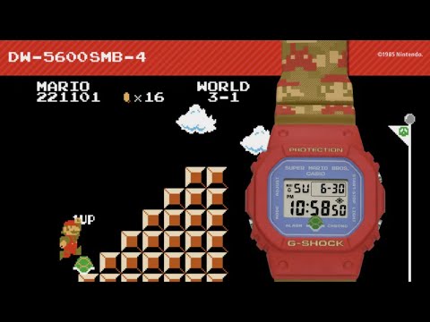 Casio G-Shock DW-5600SMB-4CR Super Mario Bros. X Collaboration Review & Unboxing