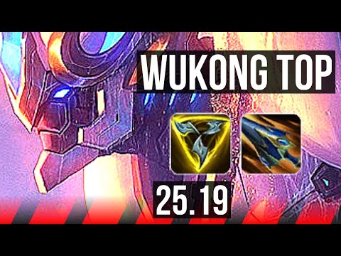 WUKONG vs RENEKTON (TOP) | 6 solo kills, 12/3/7 | EUW Diamond | 25.19