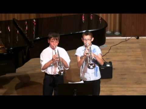 Jan Dobrý, Vladimír Kvarda - trubka | Anonym: Menuet | ZUŠ Sokolovská Plzeň