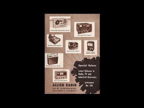 1952 Allied Radio - Latest Releases in Radio, TV & Industrial Electronics (supplement #130)