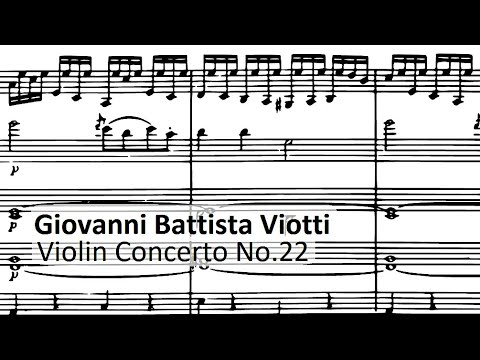 Giovanni Battista Viotti - Violin Concerto No.22 in A minor {Audio + Full score}