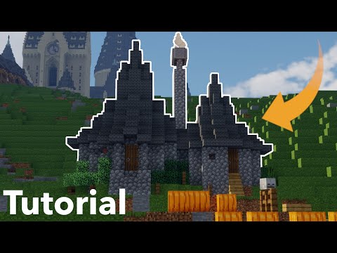 Tutorial sulla capanna di Hagrid in Minecraft - Harry Potter