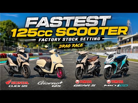 125cc SCOOTER SHOWDOWN | CLICK, GIORNO+, MIO GEAR, MIO-i