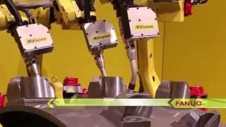 FANUC Robots Arc Weld A Large Compactor Drum Using Coordinated Welding