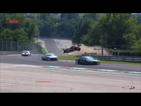 International GT Open 2020. Race 1 Hungaroring. Stanisław Jedliński Huge Crash