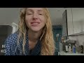 Pretty Girl Dancing Home Alone After A Shower