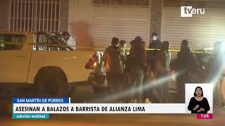 Asesinan a mototaxista de doce balazos en San Martín de Porres