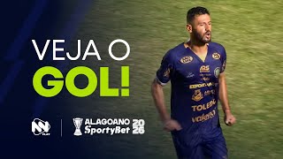 Veja o gol do CRUZEIRO-AL contra o ASA | ALAGOANO 2026