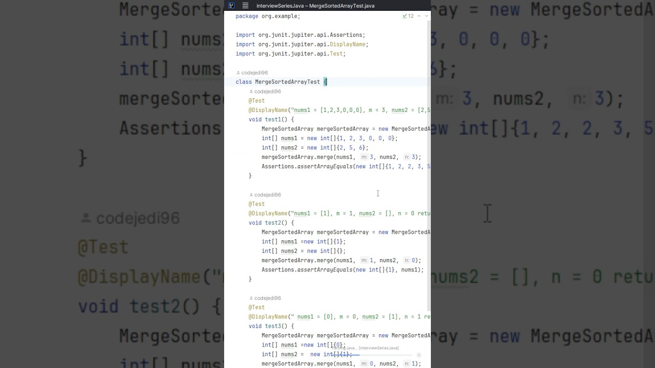 Problem 1: Merge sorted arrays #computerprogramming #interview #computerscience #softwareengineer