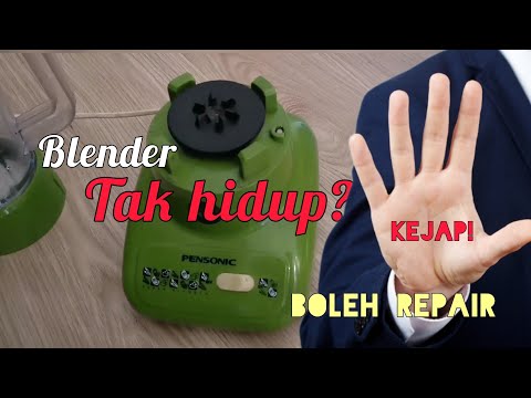 Mesin pengisar rosak? Nanti dulu jangan buang, cuba cara ni untuk betulkan #blender #foodblender #fb