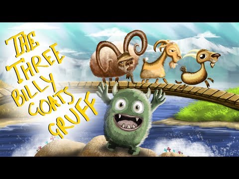 Billy Goats Gruff - NEW Original Animation - Story time for kids