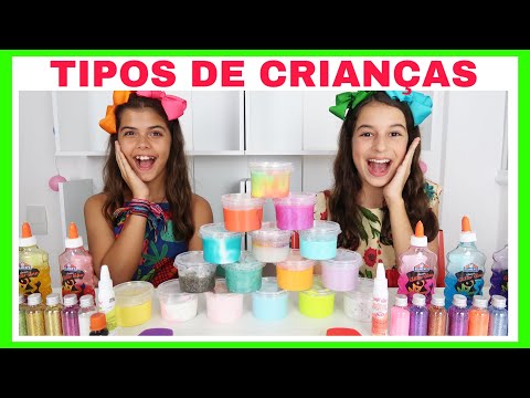 NOVELINHA - TIPOS DE CRIANÇAS FAZENDO AMOEBA / SLIME #10 NICOLE DUMER