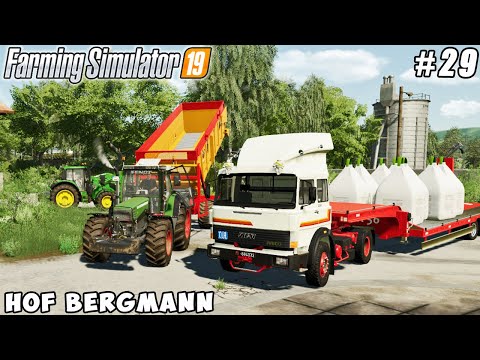 Making & selling big bag pig feed, buying new harvester | Hof Bergmann | FS 19 | Timelapse #29