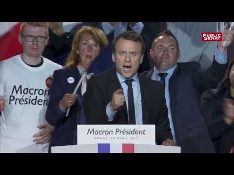 Emmanuel Macron screams and refuses to give in to Marine Le Pen and the National Front